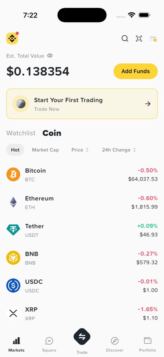 Binance Clone
